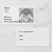 医師補助名刺 予約カード (正面/裏面)