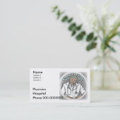 医師補助名刺 予約カード (スタンド正面)