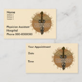 医師補助名刺 予約カード (正面/裏面)