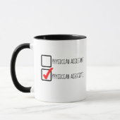 医師補助部員CheckBox Mug マグカップ (左)