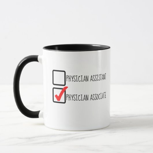 医師補助部員CheckBox Mug マグカップ (左)