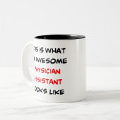 医師補素晴らし助 ツートーンマグカップ (正面左)