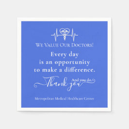 医師鑑賞週間ヘルスケアシンボルのバルク スタンダードカクテルナプキン