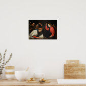 医師間のキリスト， c.1630 ポスター (キッチン)