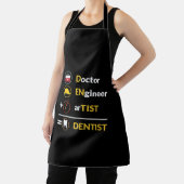 医師+エンジニア+アーティスト=歯科医歯科 エプロン (インサイチュ)