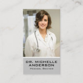 医師 | カスタム写真テンプレート 名刺 (正面)