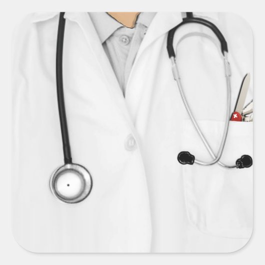 医師 スクエアシール (正面)