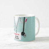 医師、ナース、介護者用コーヒーマグ コーヒーマグカップ (正面右)