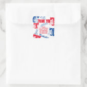 医師、ナース、初動要員に感謝 スクエアシール (バッグ)