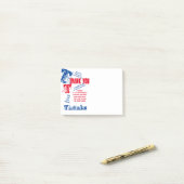 医師、ナース、初動要員に感謝 ポストイット (デスク上)