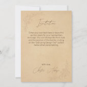 医師 – ナース-救急医療隊員 – 医師 招待状 (裏面)