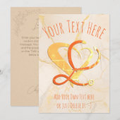 医師 – ナース-救急医療隊員 – 医師 招待状 (正面/裏面)