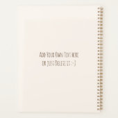 医師，ナース,救急医療隊員，緊急ギフトテンプレート プランナー手帳 (裏面)