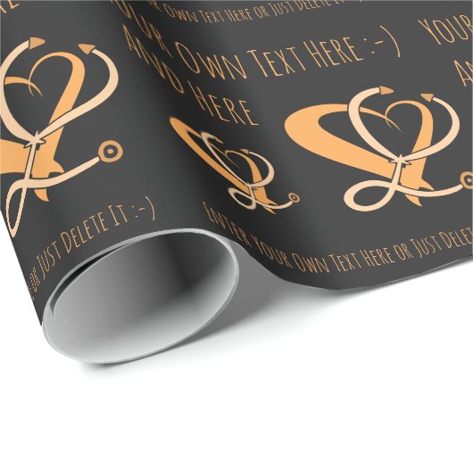 医師,ナース,救急医療隊員,緊急ギフトテンプレート ラッピングペーパー (ロールコーナー)