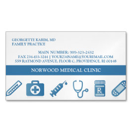 医師 マグネット名刺