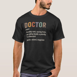 医師 – 健康と救生活に専念 Tシャツ