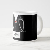 医師 医学部 卒業 ジャンボコーヒーマグカップ (正面右)