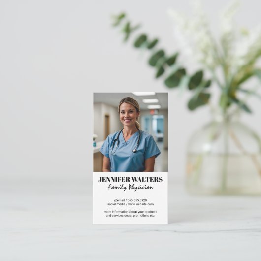 医師 | 医師の名刺 名刺 (スタンド正面)