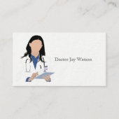 医師 名刺 (正面)