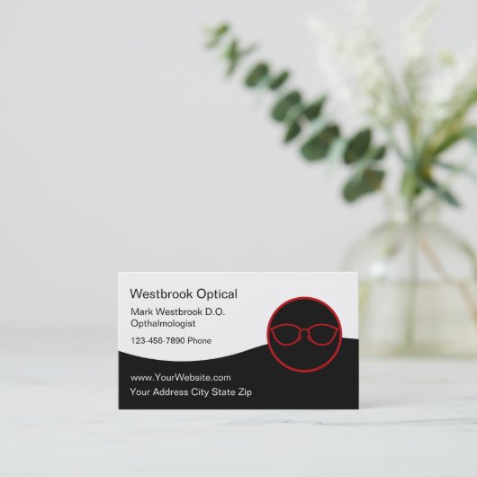 医師 名刺 (スタンド正面)