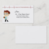 医師 – 名刺 – 男性 (正面/裏面)