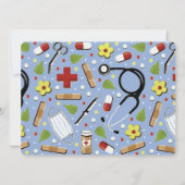 医師 学校 卒業 招待状 (裏面)