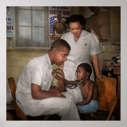 医師 – 小児科医 – ハート1942から ポスター (正面)