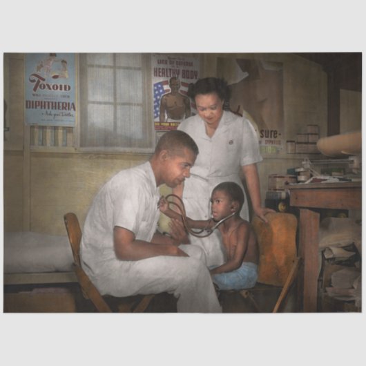 医師 – 小児科医 – ハート1942から 薄葉紙 (正面)