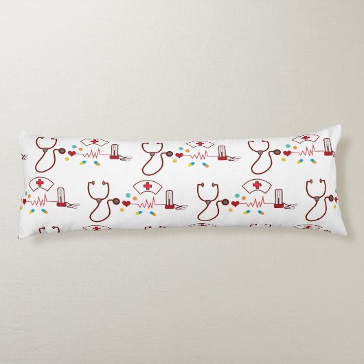 医師，看護，医療，病院 ボディピロー (裏面)