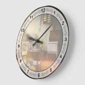 医師-眼科医-眼科医試験室 ラージ壁時計 (傾斜)