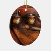 医師 – 眼科医 – 私は私の眼鏡読が必要 セラミックオーナメント (右)