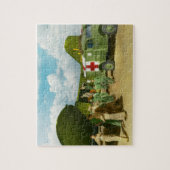 医師 – 負傷者を移送する ジグソーパズル (縦)