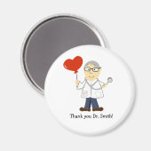 医師M.D.心臓病専門医は磁石を好む マグネット (正面/裏面)