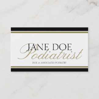 医師MD金ゴールド – 使用可能なレターヘッド –  名刺