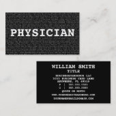 医師Medical Words名刺 名刺 (正面/裏面)