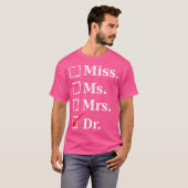医恋しく思者Med School SのTee博士おもしろいさん Tシャツ (正面フル)
