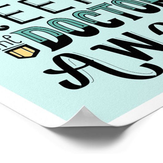 医感動的者引用文の意欲の健康 ポスター (角)