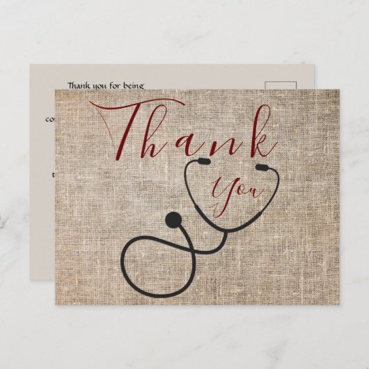 医感謝してい用はがき シーズンポストカード (正面/裏面)