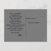 医感謝してい用はがき シーズンポストカード (裏面)