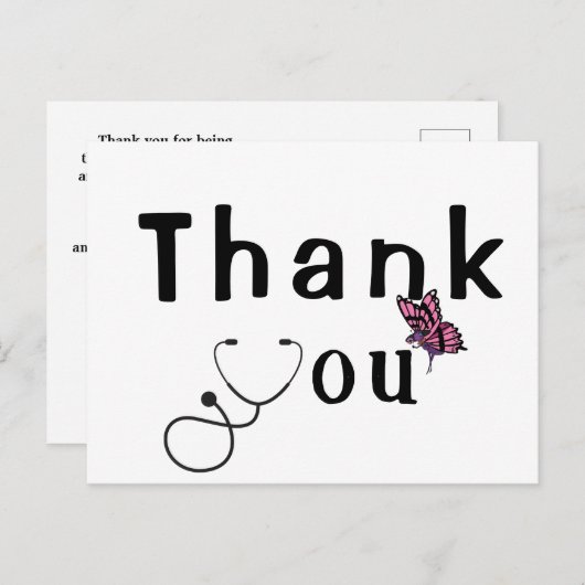 医感謝してい用はがき シーズンポストカード (正面/裏面)