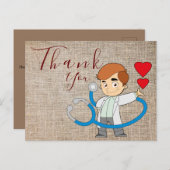 医感謝してい用はがき ポストカード (正面/裏面)