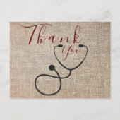 医感謝してい用はがき ポストカード (正面)