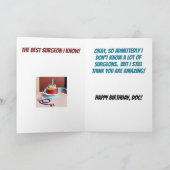 医最高の医誕生日 カード (内部)