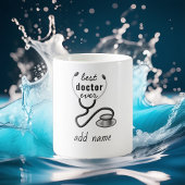 医最高の師Ever Doctor Doctor Ressibance文字 コーヒーマグカップ