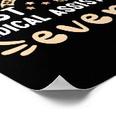 医最高の療アシスタントエバーレインボーギフトM ポスター (角)