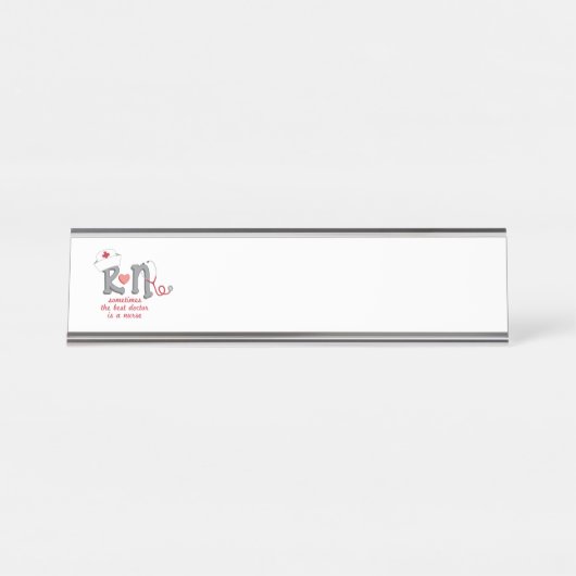 医最高の者はナース デスクネームプレート (正面)