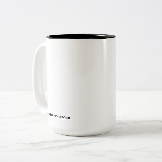 医業おもしろい場ユーモア ツートーンマグカップ (正面左)