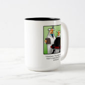 医業おもしろい場ユーモア ツートーンマグカップ (正面右)