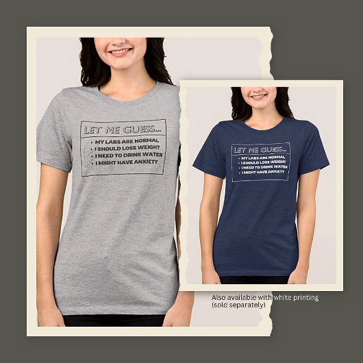 医業の典型的回答 トライブレンドＴシャツ