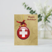 医業の赤十字ホリデーカード シーズンポストカード (スタンド正面)